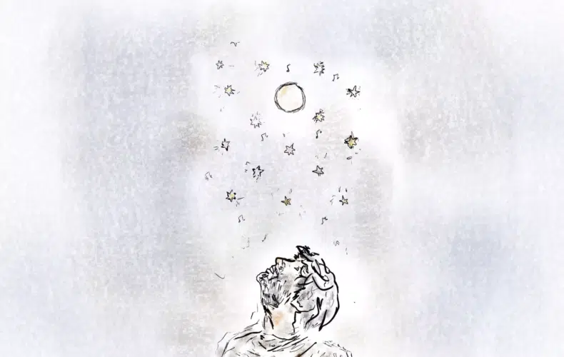 Rumba d'Ascanio Celestini dessin de David Murgia