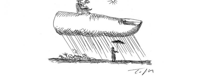 Un pas de côté... et l’autre aussi de Jean-Michel Ribes dessin Topor