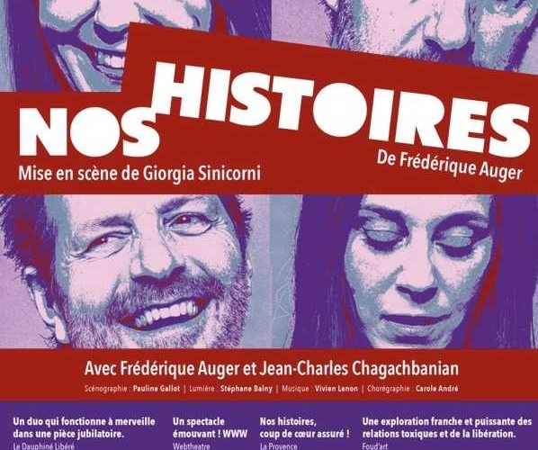 Jean-Charles Chagachbanian et Frédérique Auger dans Nos Histoires