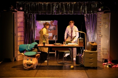 Julien Storini et Flore Babled dans Balle de match de Léa Girardet @ Louis Barsiat