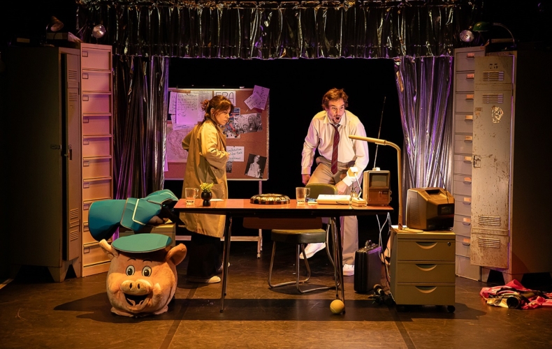 Julien Storini et Flore Babled dans Balle de match de Léa Girardet @ Louis Barsiat