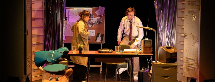 Julien Storini et Flore Babled dans Balle de match de Léa Girardet @ Louis Barsiat