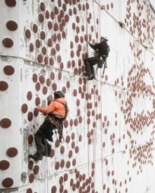 La rénovation de la fesque de Béatrice Casadesus © Pierre Martin Oriol