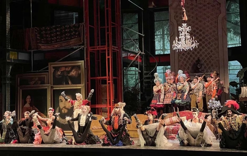 La vie Parisienne dans la mise en scène de Christian Lacoix © Guillaume Benoit Opéra de Rouen Normandie