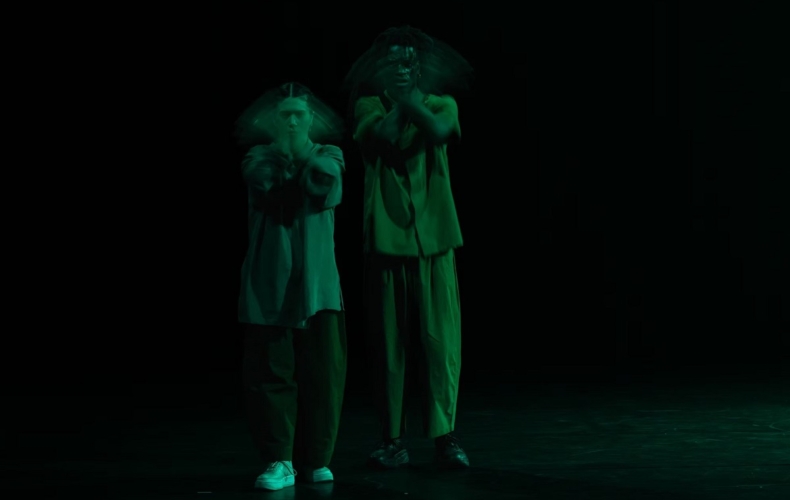 Laura Defretin et Brandon Masele dans Perception