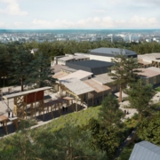 Le Mixt à Nantes vu du ciel