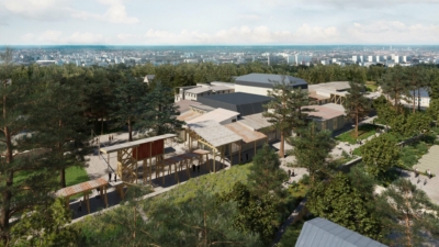 Le Mixt à Nantes vu du ciel