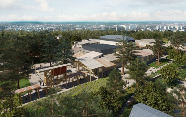 Le Mixt à Nantes vu du ciel