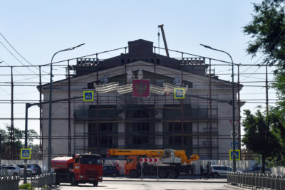Le théâtre de Marioupol photo Olga Maltsea AFP