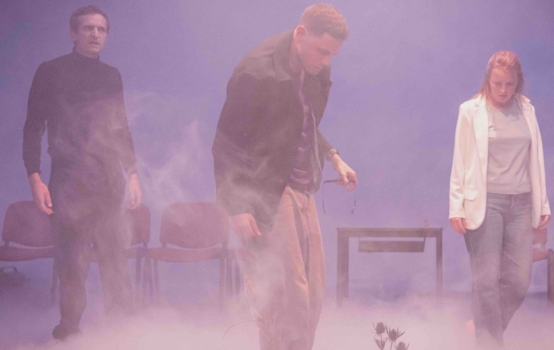 Quand la ville se lève de Charlotte Lagrange photo de répétition Simon Gosselin