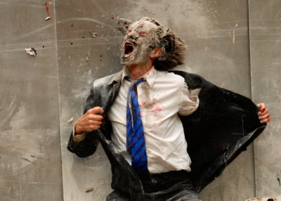 Transfiguration d'Olivier de Sagazan © Didier Carluccio