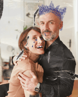 Yasmin Van Deventer & Cédric Welsch dans Les beaux de Léonore Confino