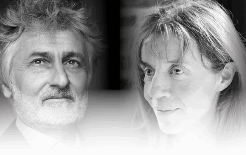 François Cervantes et Catherine Germain dans Le clown comme un poète