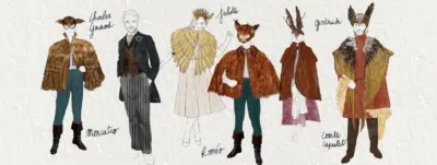 Johanna Boyé met en scène Roméo et Juliette d’après Charles Gounod Dessins des costumes © Marion Rebmann Johanna Boyé met en scène Roméo et Juliette d’après Charles Gounod Dessins des costumes Johanna Boyé met en scène Roméo et Juliette d’après Charles Gounod Dessins des costumes © Marion Rebmann