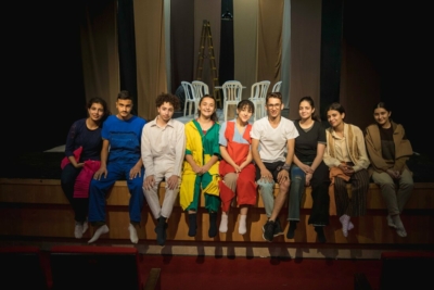 Les artistes du théâtre ASHTAR à Gaza