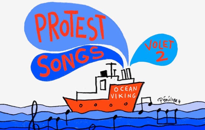 Protest Songs dessin Pénélope