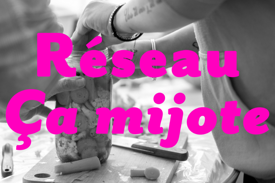 Ça mijote création d'un réseau national autour d'expériences artistico-culinaires