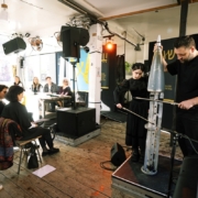 L'ensemble ukrainien Opera Aperta à la conférence de presse du Wiener Festwochn 2026 photo Franzi Kreis