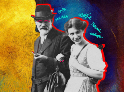 Hervé Dubourjal et Moana Ferré dans Freud, dernier combat