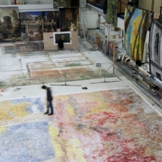 L'atelier de peinture de l'Opéra Bastille