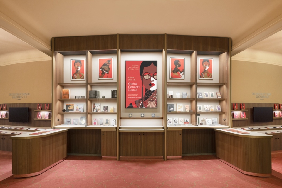 Théâtre des Champs-Elysées Librairie photo © Vincent Leroux