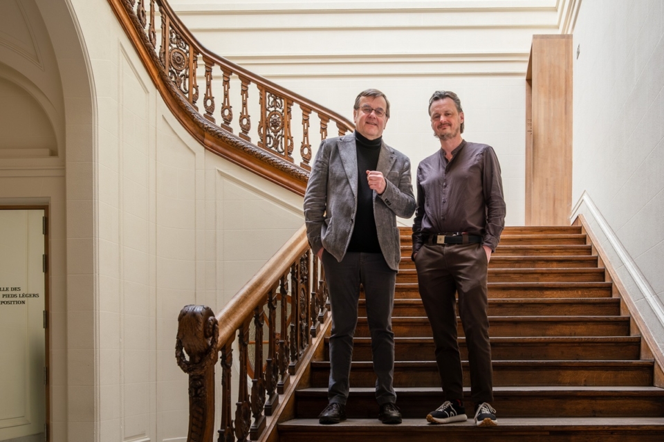 Willy Demeyer, Président du Théâtre de Liège et Michael De Cock, nouveau directeur général et artistique
