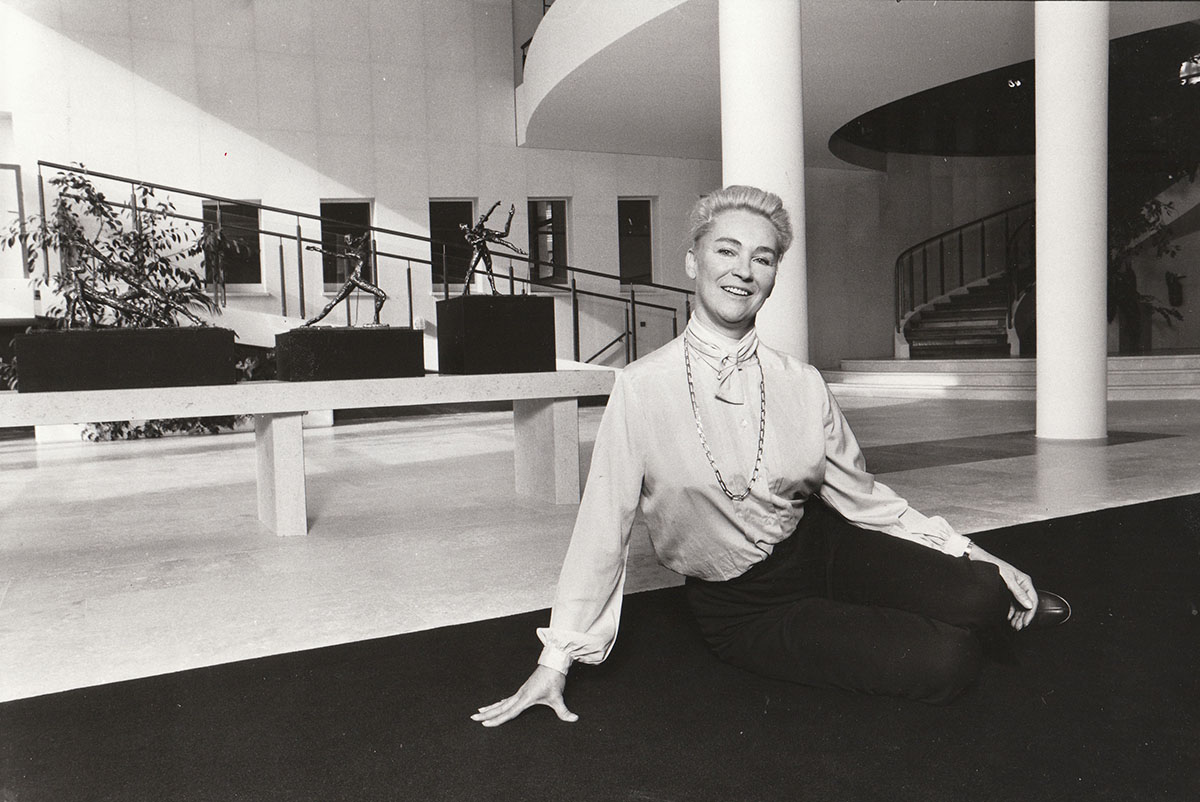 Claude Bessy à l'ecole de danse © Alain Denize
