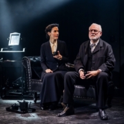 Hervé Dubourjal et Moana Ferré dans Freud, dernier combat photo Pascal Gély