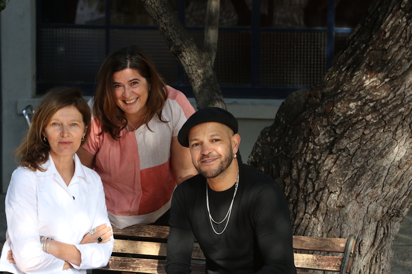 Julie Kretzschmar, Nathalie Huerta et Bouziane Bouteldja, dirigeants de LaMAM