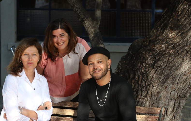 Julie Kretzschmar, Nathalie Huerta et Bouziane Bouteldja © Agnès Mellon