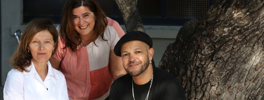 Julie Kretzschmar, Nathalie Huerta et Bouziane Bouteldja © Agnès Mellon