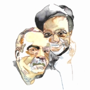 Édouard Glissant et Sony Labou Tansi © Said Abitar