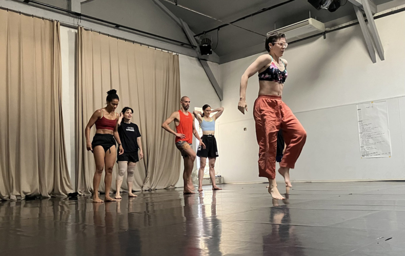 Oona Doherty en répétition à Marseille