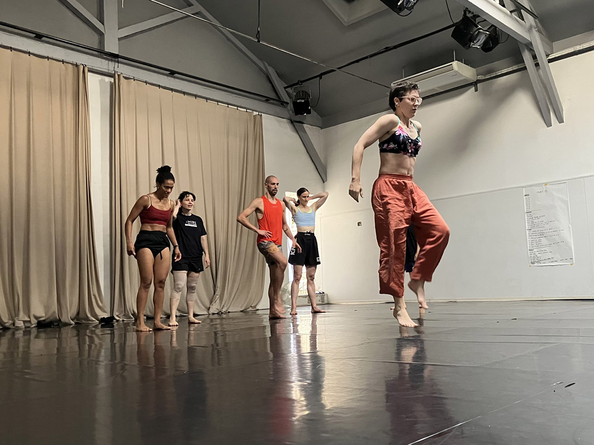 Oona Doherty en répétition à Marseille