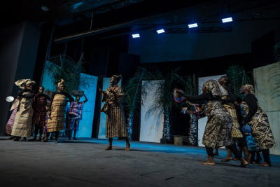 Représentation au Wole Soyinka Theatre à l'Université de Ibadan