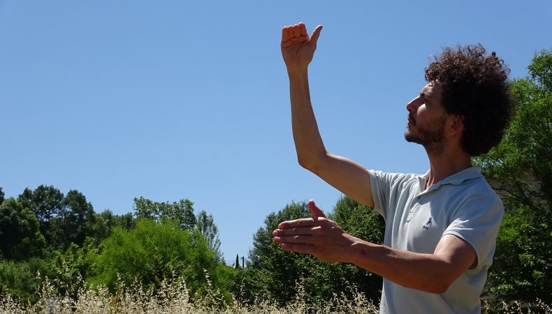 Pierre Geagea dans Celui qui voit photo Lucie Lataste
