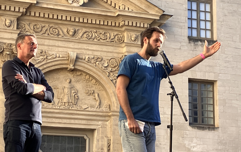 Christophe Robert et Benjamin Lavernhe photo Stéphane Capron
